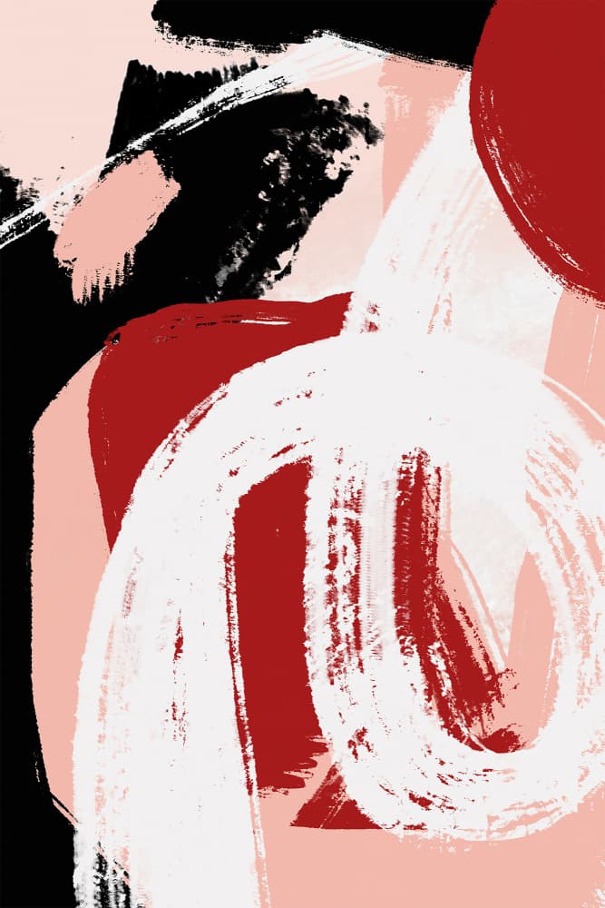 Bold Abstract Brushstrokes by Jilli Darling — canvas wall art