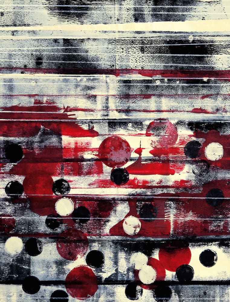 Bold Abstract Circles by Petr Strnad — canvas wall art