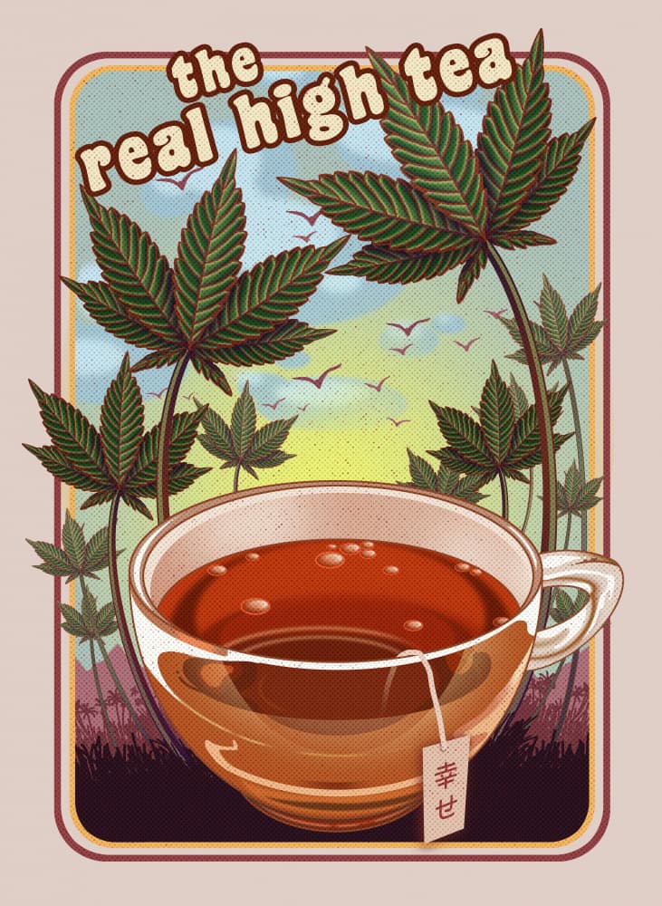 Real High Tea by Adam Lawless — canvas wall art