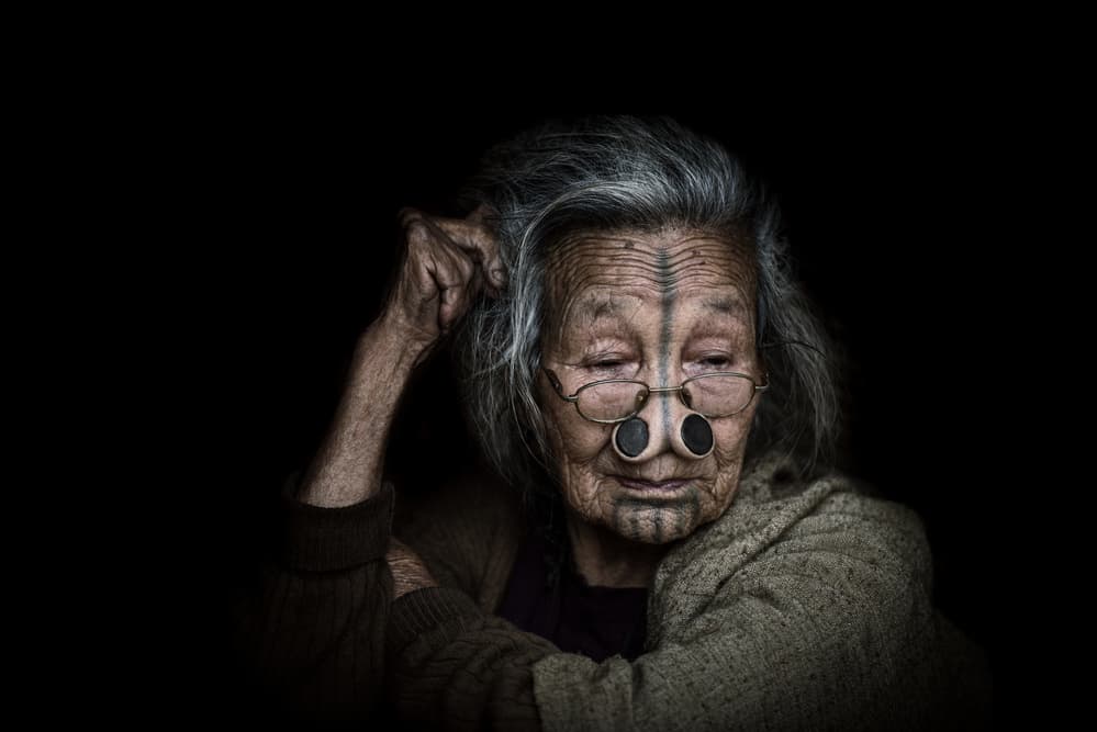 Contemplative Tribal Elder by Trevor Cole — canvas wall art