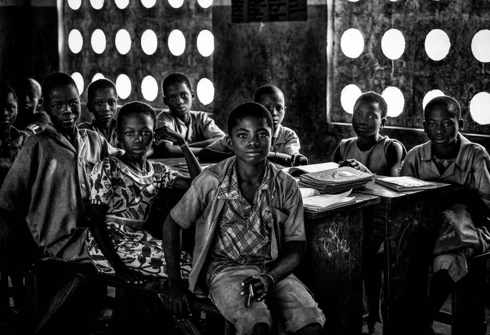 Young African Students by Joxe Inazio Kuesta Garmendia — canvas wall art