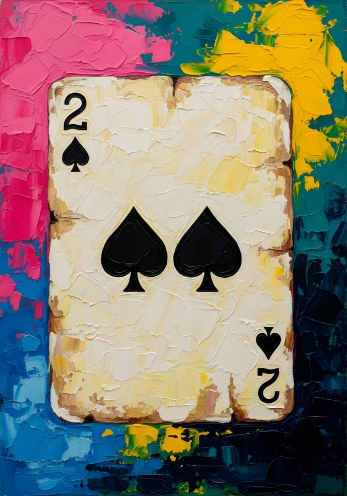 Two Spades by HUGO — canvas wall art
