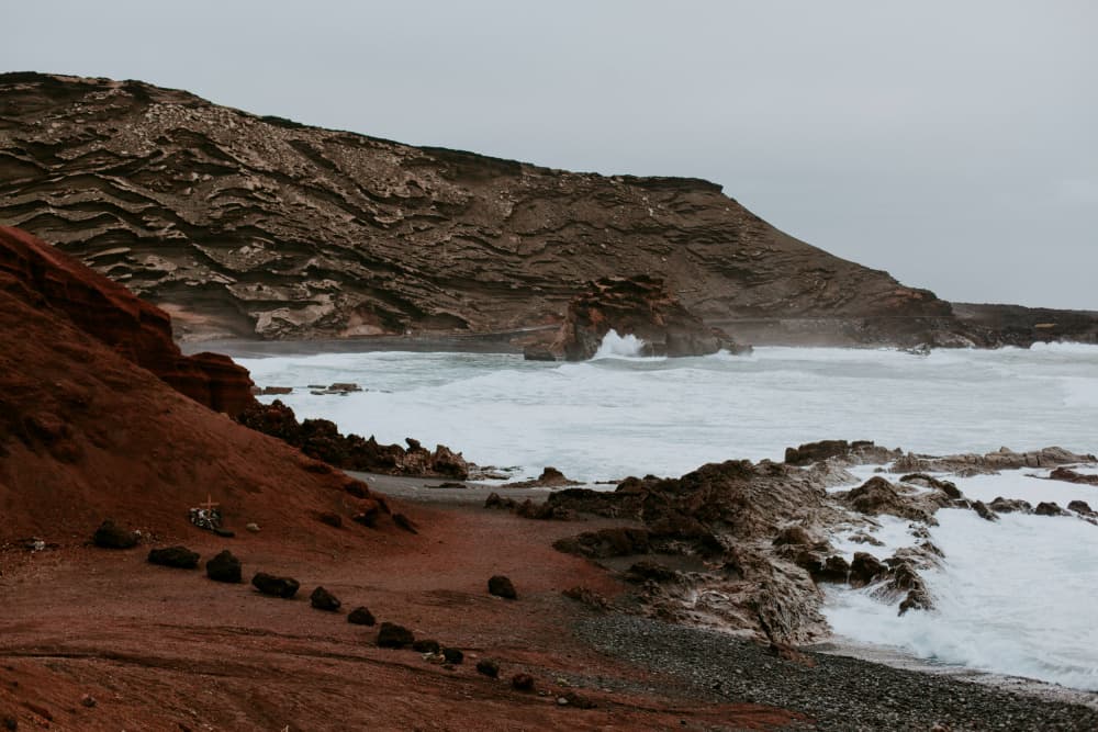 Dramatic Volcanic Arch by Claudia Casal — canvas wall art