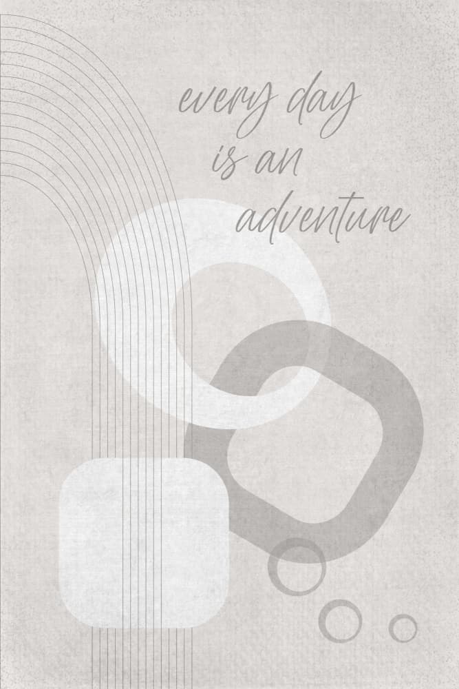 Everyday Adventure Abstract by Melanie Viola — canvas wall art