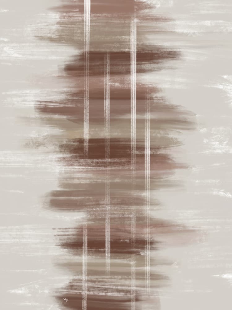 Textured Abstract Lines by Martina — canvas wall art