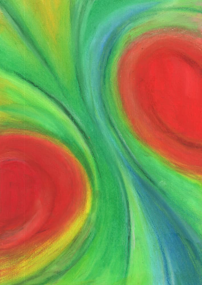 Dynamic Color Swirls by Kulik — canvas wall art