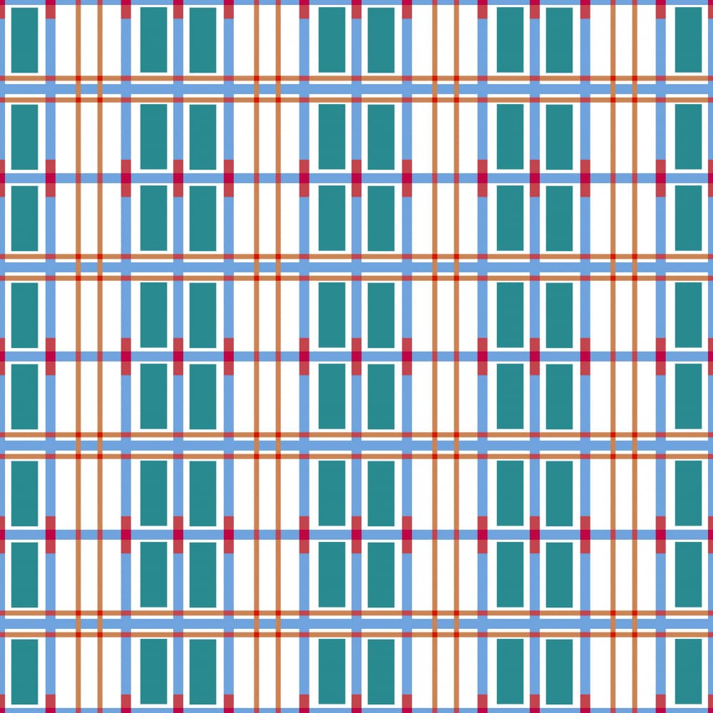 Modern Geometric Grid by Aliya Putrus — canvas wall art