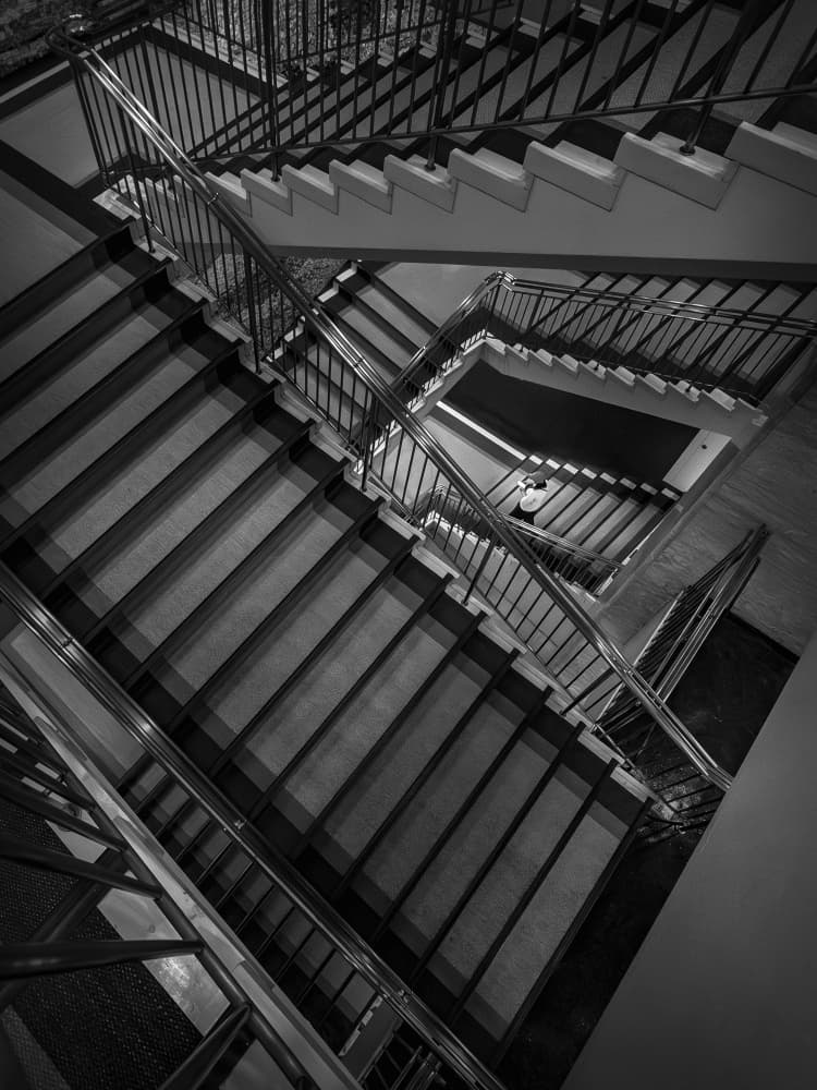 Infinite Stairwell by Eiji Yamamoto — canvas wall art