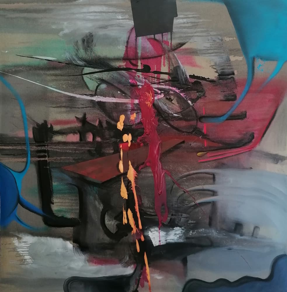 Dynamic Abstract Energy by Stefano Mazzolini — canvas wall art