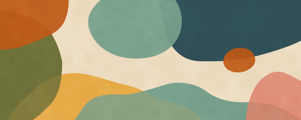 Modern Abstract Landscape by Vitor Costa — canvas wall art