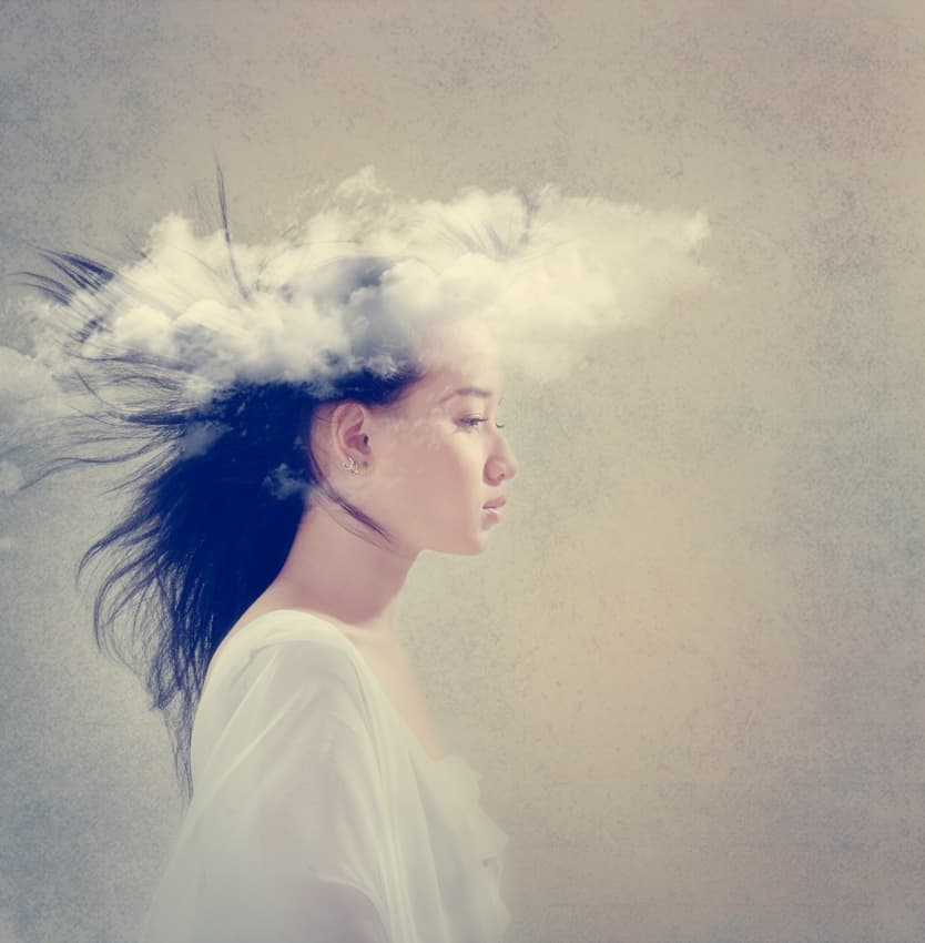 Head In Clouds by Hari Sulistiawan — canvas wall art