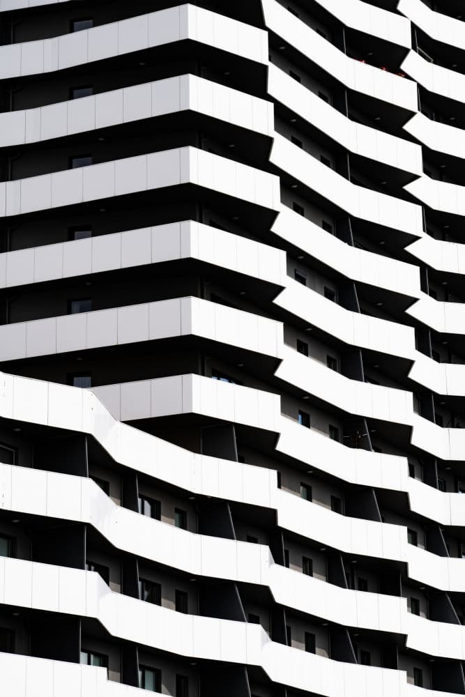 Modern Facade Pattern by Linda Wride — canvas wall art