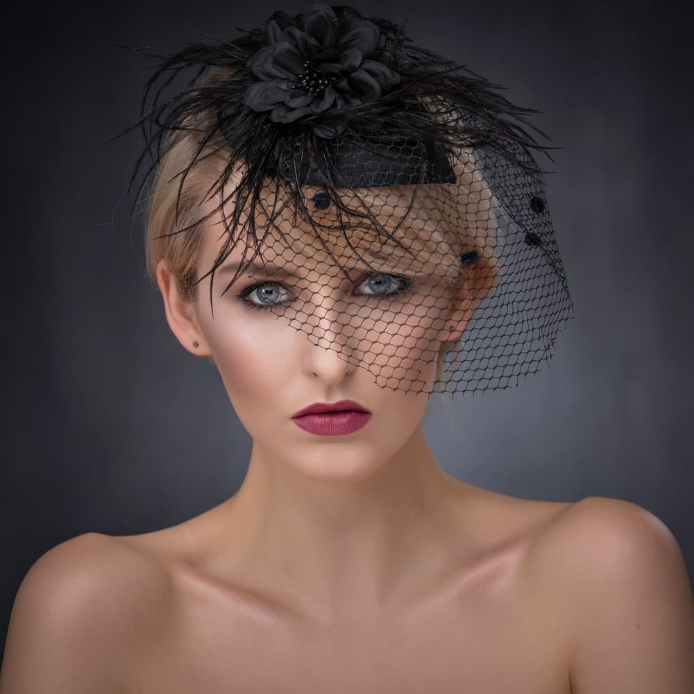 Glamorous Veiled Beauty by Catchlight Studio — canvas wall art