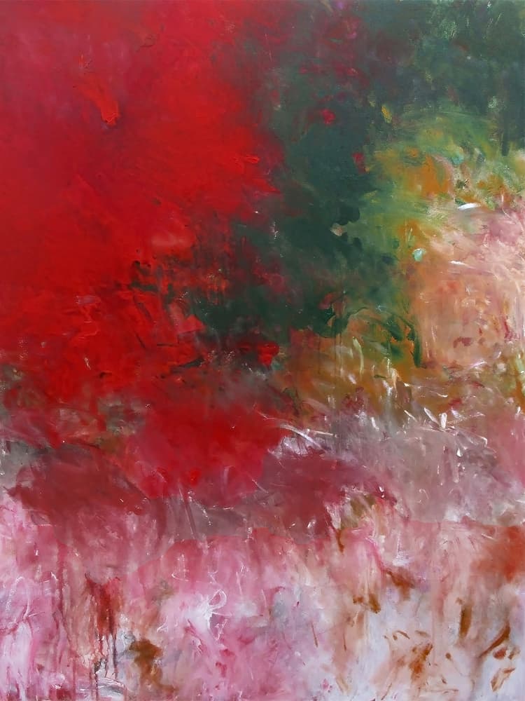 Vibrant Abstract Movement by Ron Halfant — canvas wall art