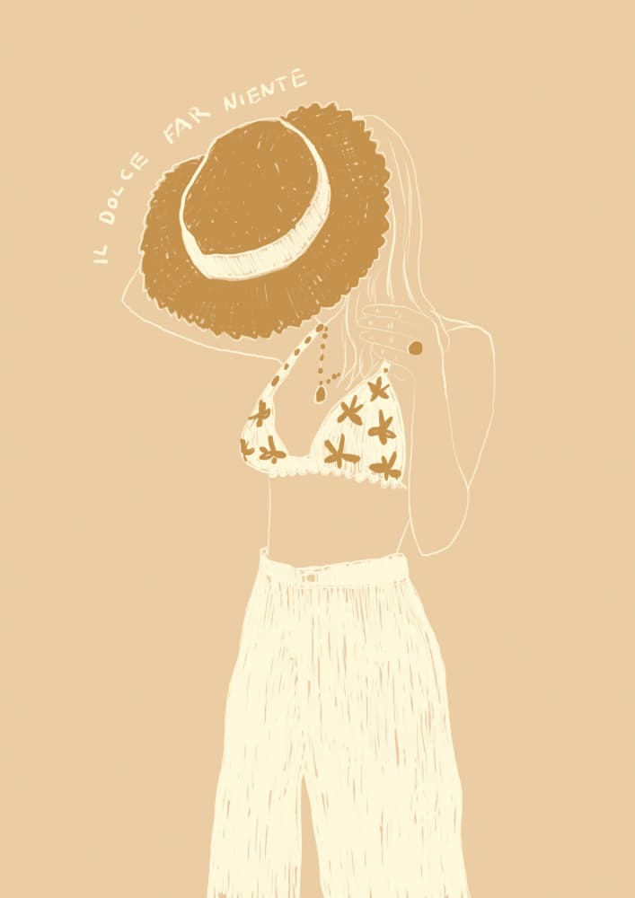 Dolce Far Niente by Studio Dolci — canvas wall art