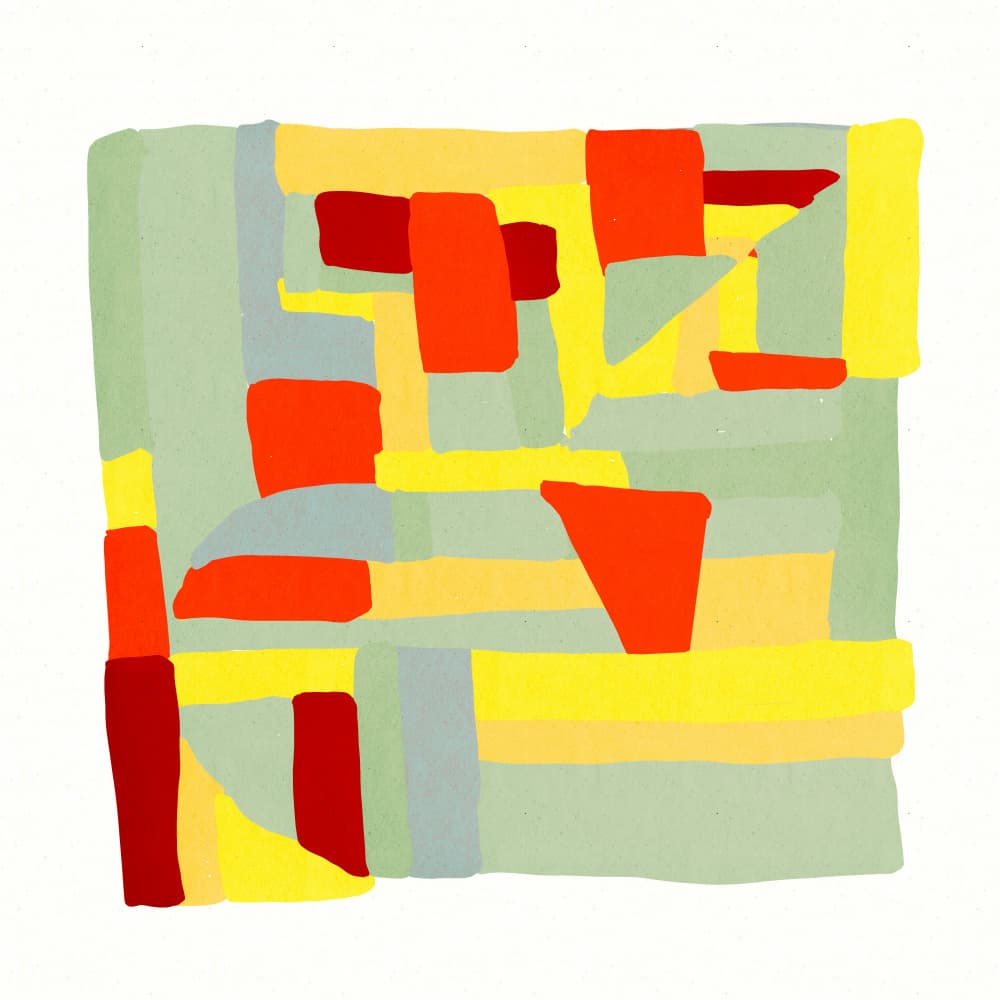Modern Color Blocks by Sharyn Bursic — canvas wall art