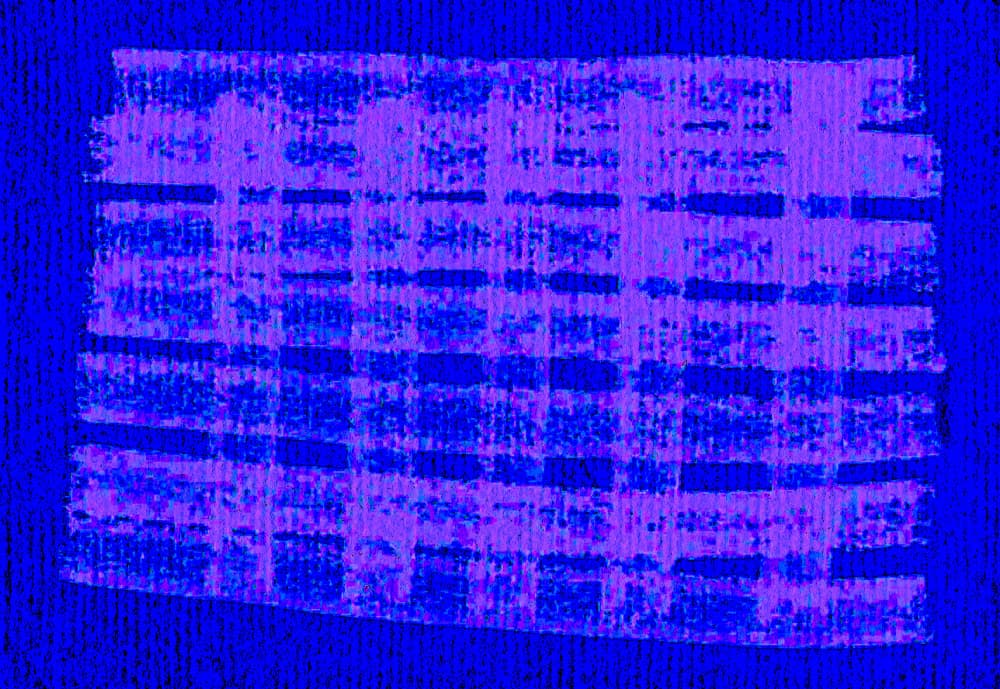 Electric Blue Grid by Santhosh ch — canvas wall art