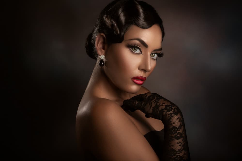 Old Hollywood Glamour by Peppe Tambè — canvas wall art