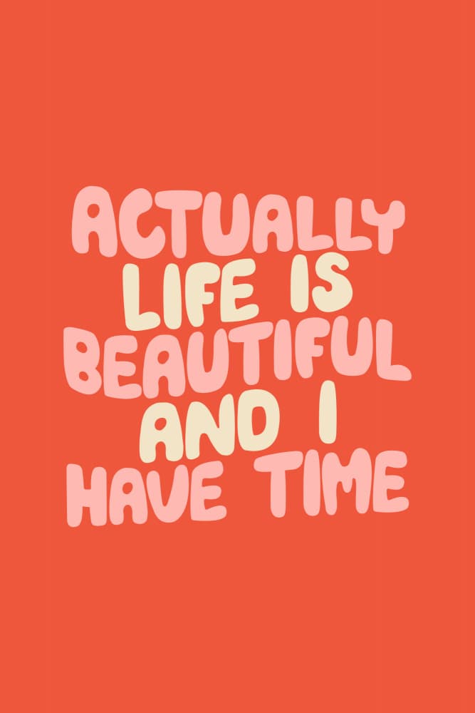 Actually Life Is Beautiful by Brett Wilson — canvas wall art