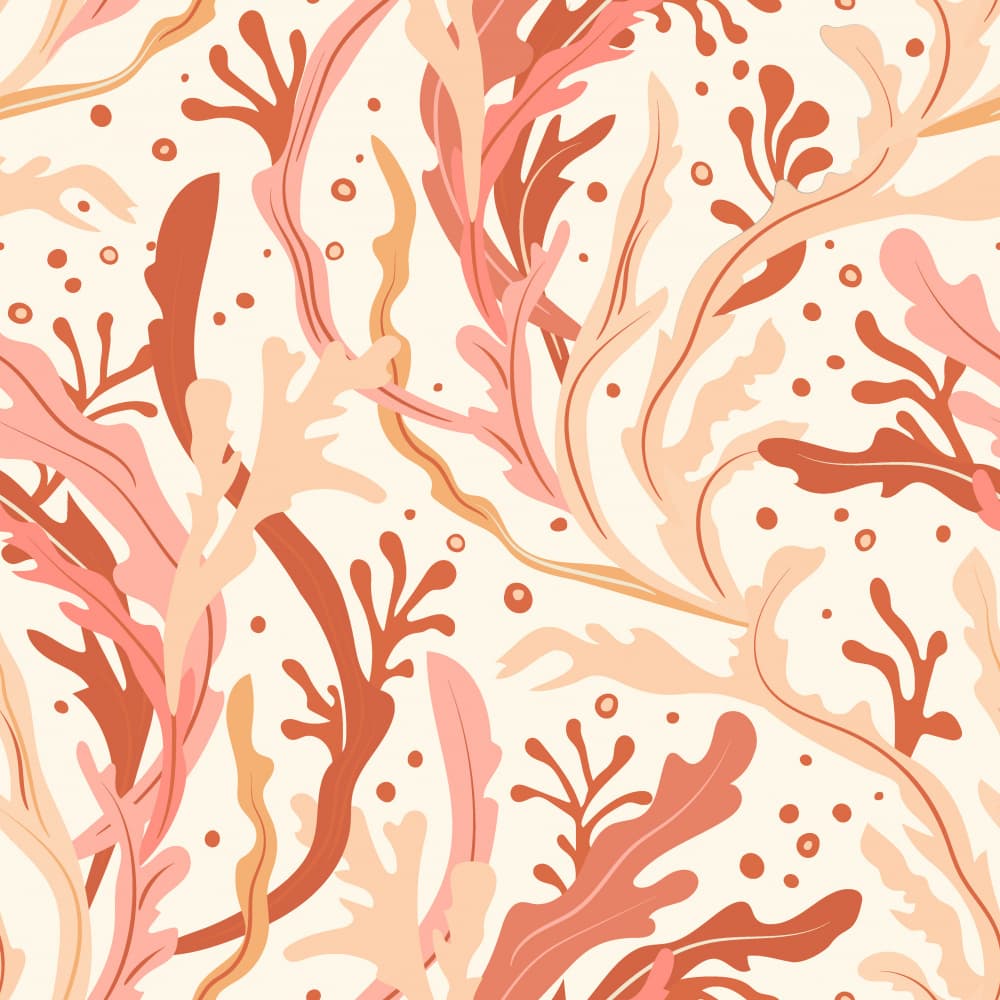 Organic Coral Flow by Elena Dorosh — canvas wall art