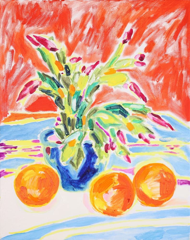 Colorful Tabletop Still Life by Tamara Jare — canvas wall art