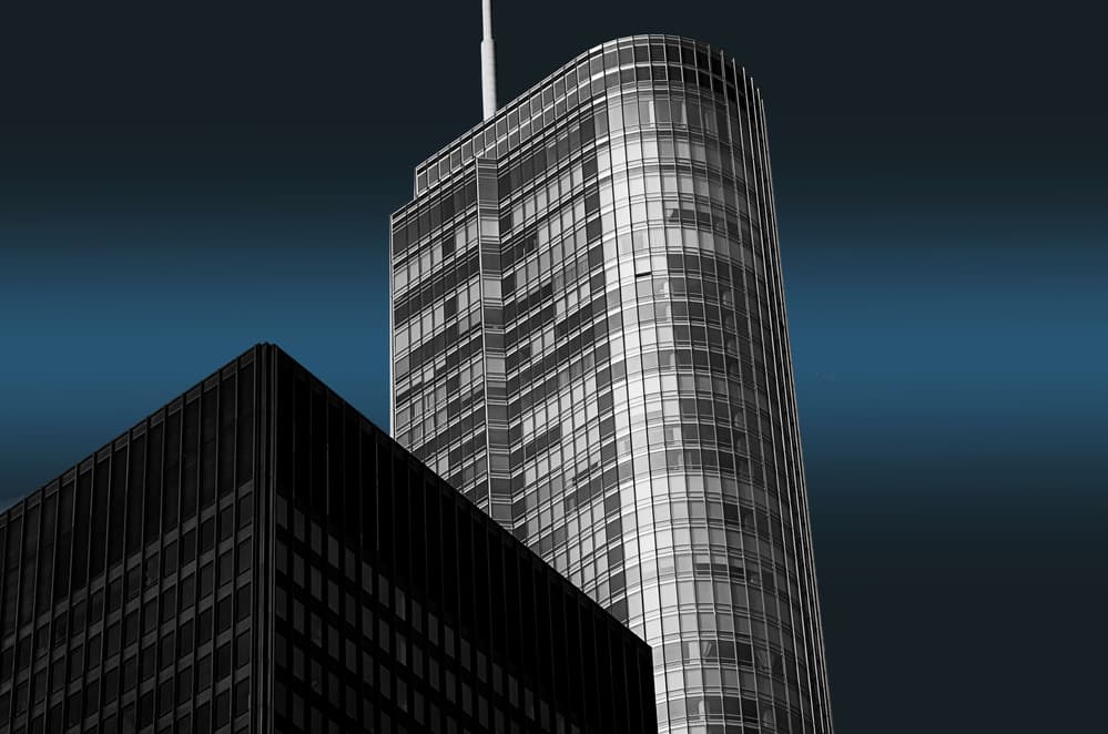 Sleek Urban Architecture by Roland Weber — canvas wall art