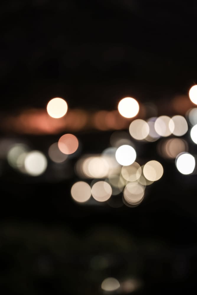 City Lights Blur by Shot by Clint — canvas wall art