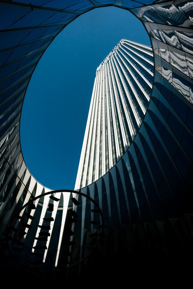 Modern Skyscraper View by konglingming — canvas wall art