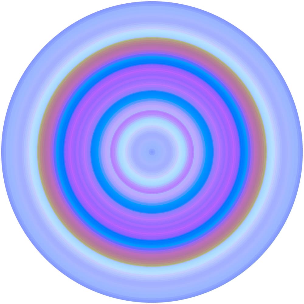 Concentric Color Circles by PASLIER Morgan — canvas wall art