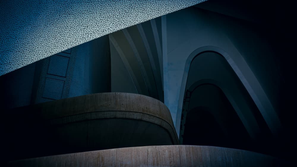 Modern Architectural Curves by Stefan Buder — canvas wall art