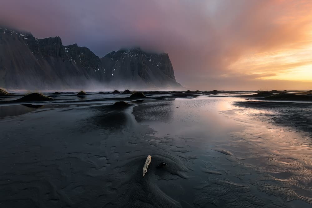 Dramatic Coastal Reflections by Wim Denijs — canvas wall art