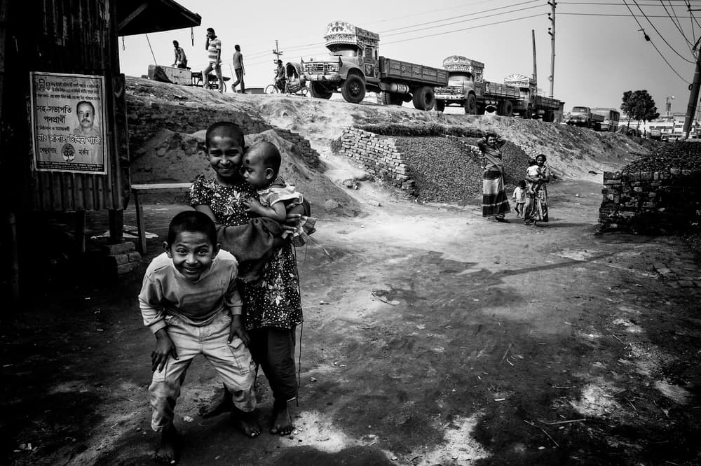 Joyful Village Children by Joxe Inazio Kuesta Garmendia — canvas wall art