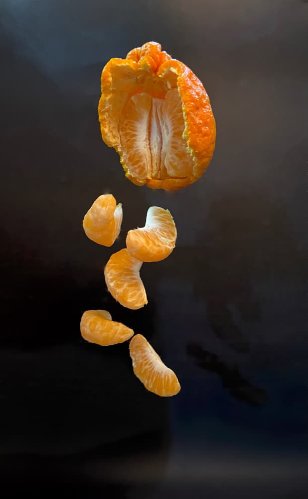 Flying Tangerine by Afranio Raposo — canvas wall art