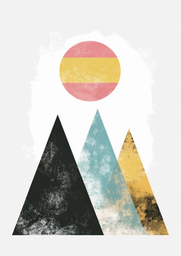 Abstract Spanish Landscape by SHANDU — canvas wall art
