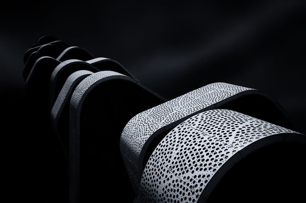 Sleek Perforated Architecture by Jeroen van de Wiel — canvas wall art