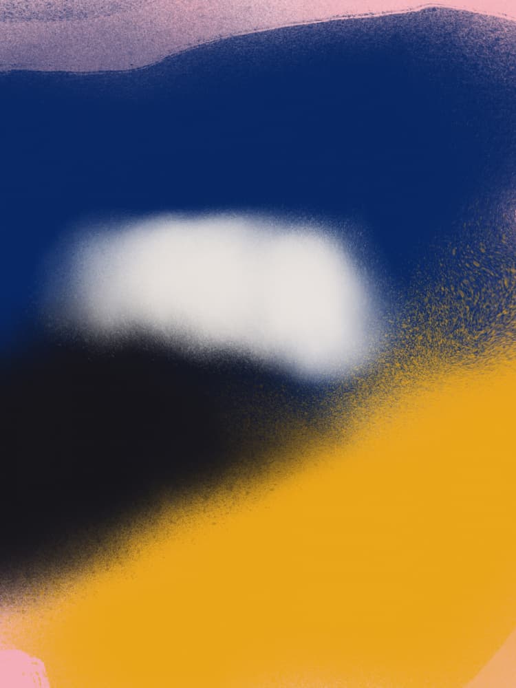 Vibrant Color Field by Little Dean — canvas wall art