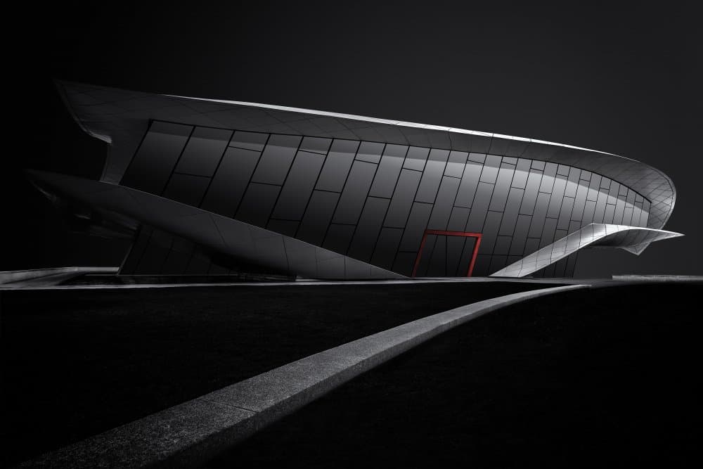 Sleek Modern Architecture by Rolf Endermann — canvas wall art