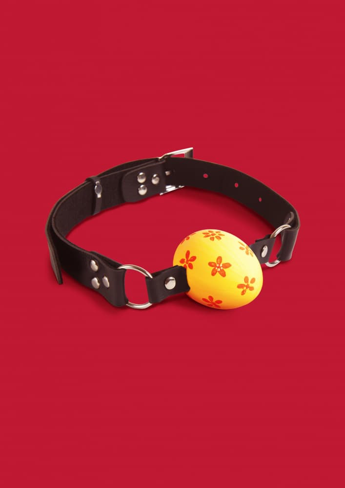 Playful Egg Collar by Artem Pozdniakov — canvas wall art