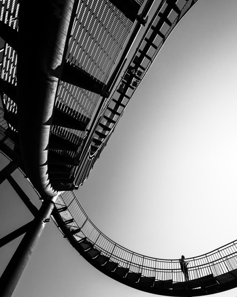 Modern Curved Staircase by Sofie Steenhoudt — canvas wall art