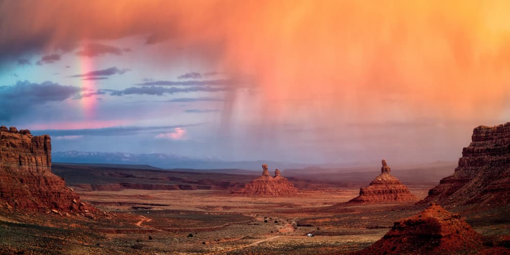 Desert Rainbow Valley by Ricardo Gayan — canvas wall art