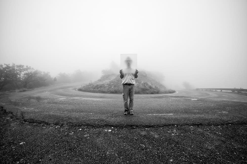 Figure In The Mist by Carlo Ferrara — canvas wall art