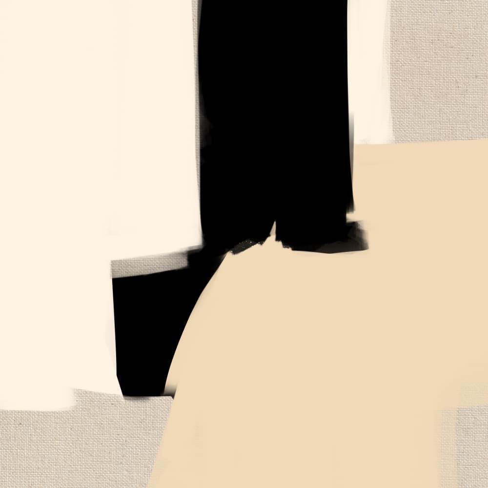 Abstract Blocks Neutral Colors by Simona Gocan — canvas wall art