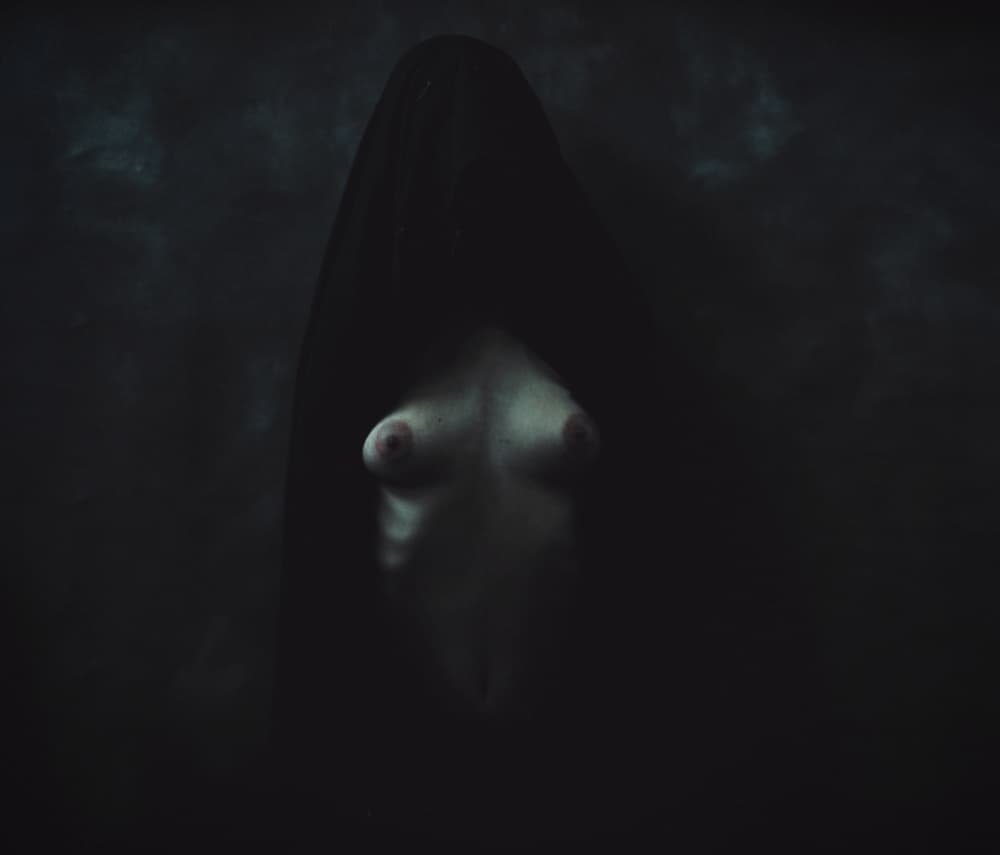 Veiled Nude Figure by Koki Jovanovic — canvas wall art