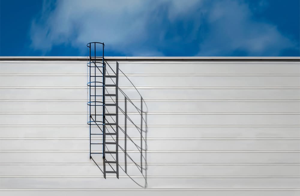Sky Ladder Shadow by Alfonso Novillo — canvas wall art