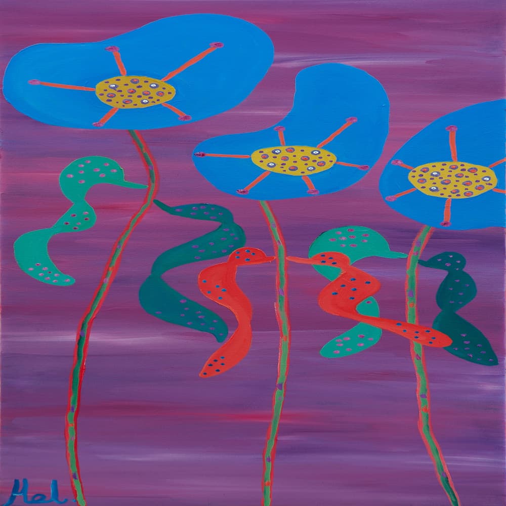 Whimsical Floral Dream by Helen Joynson — canvas wall art