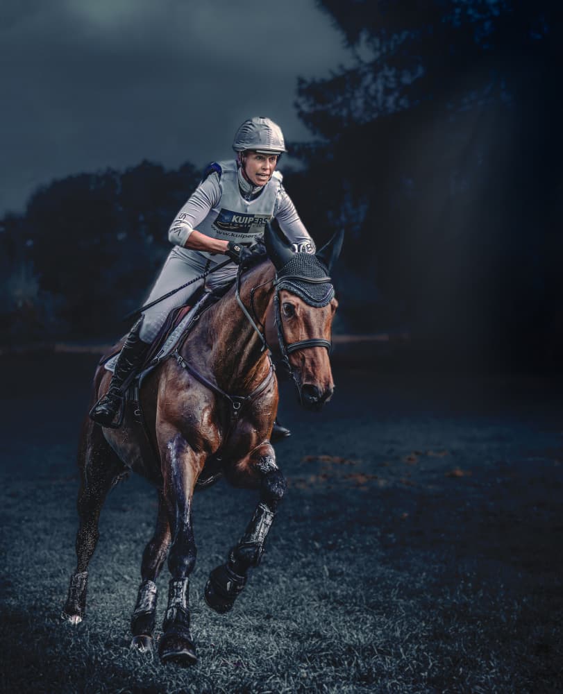 Powerful Horse Rider Gallop by Gert J ter Horst — canvas wall art