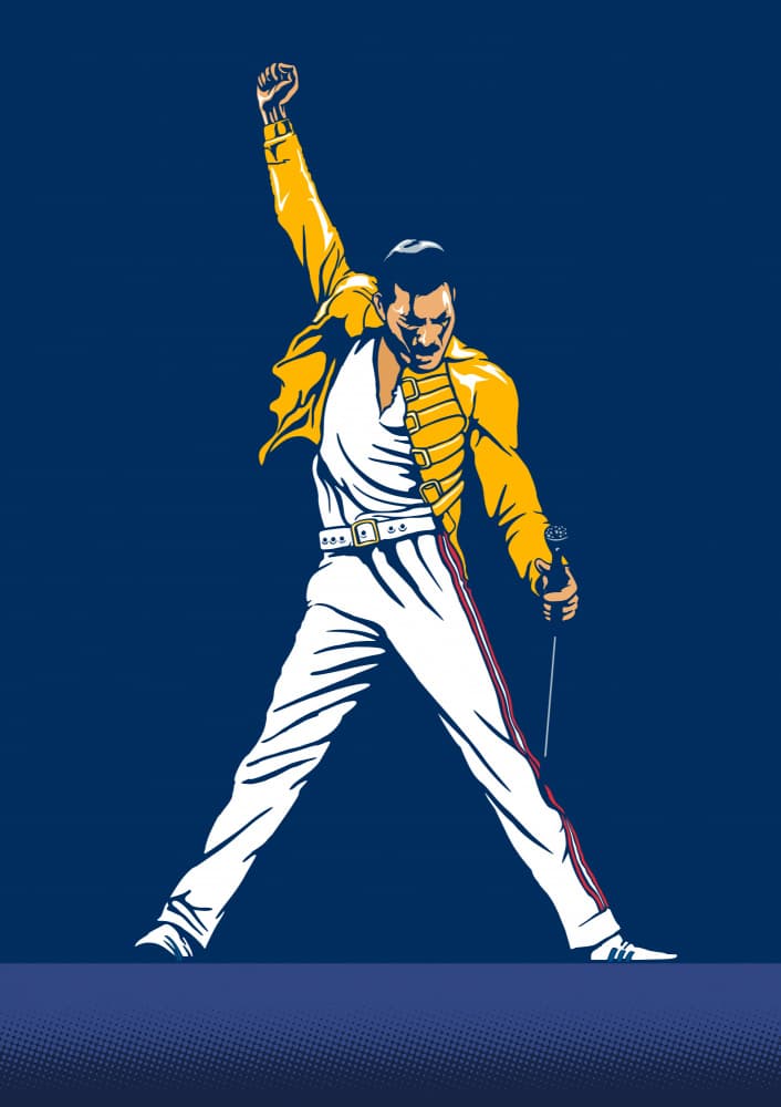 Iconic Stage Performer by Carlo Kaminski — canvas wall art