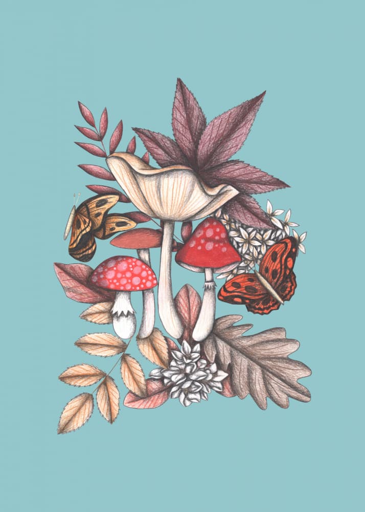 Autumn Forest Whimsy by Cecilia Battaini — canvas wall art