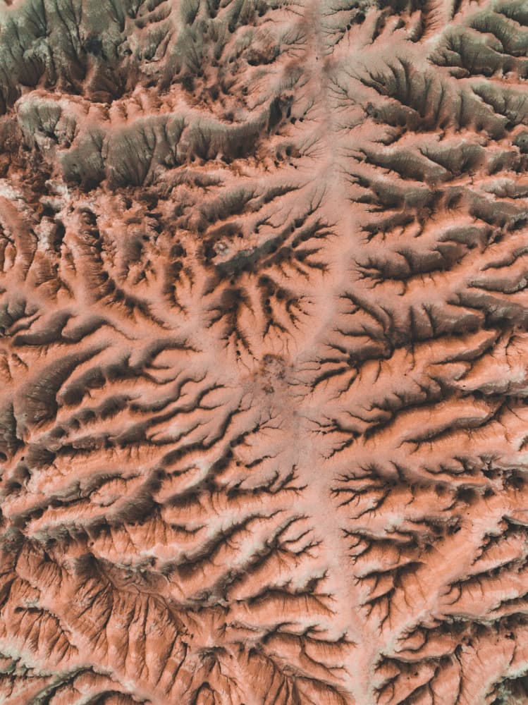 Aerial Desert Patterns by Javier Pardina — canvas wall art