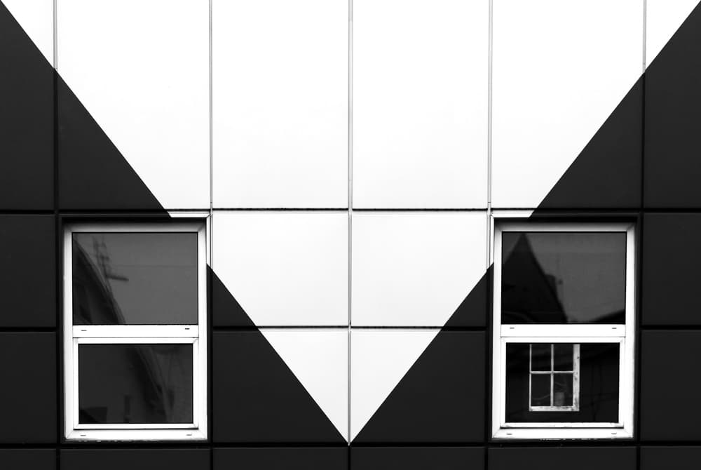 Geometric Window Reflections by Hans-Wolfgang Hawerkamp — canvas wall art